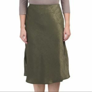 Black Satin Japna Midi